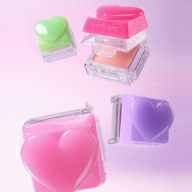 Peripera Tok Blush Keycap 2.9g Gift Sticker, 001 Q Queens Coral / 페리페라 톡 블러쉬 키캡 2.9g 증정 스티커, 001 Q퀸즈 코랄