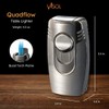 Visol Quadflow Butane Torch Quad Flame Refillable Gas Table Lighter
