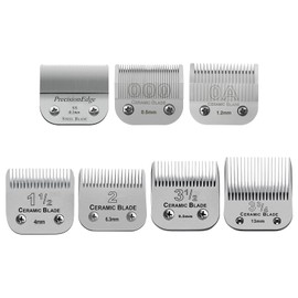 7 Packs Detachable Replacement Blades,Compatible with Andis/oster Classic 76/Star-Teq/Power-Teq/A5 Clipper,Cut Length 1/150"to 1/2"