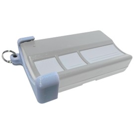 1058 Designs Keychain Key Holder Case compatible with Chamberlain LiftMaster 371LM 373LM 971LM 973LM Garage Door Visor Remote Opener Fob (Gray)