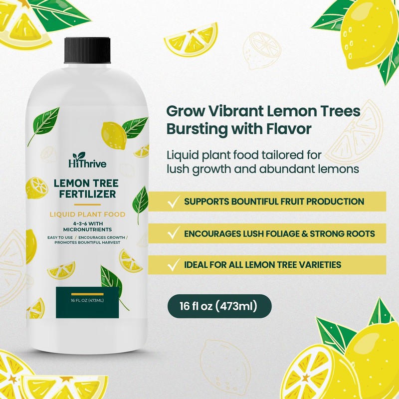 16oz Lemon Tree Fertilizer - Makes 32 Gallons of Fruit