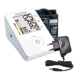 Green Cross Rosemax Automatic Electronic Blood Pressure Monitor CF155f+Adapter Set Blood Pressure Meter Home Use Forearm Cuff Measurement / 녹십자 로즈맥스 자동 전자 혈압계 CF155f+어댑터 세트 혈압 측정기 가정용 팔뚝형 커프 측정