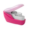 Staple-less stapler, mini cute book manual stapler machine for brochures,