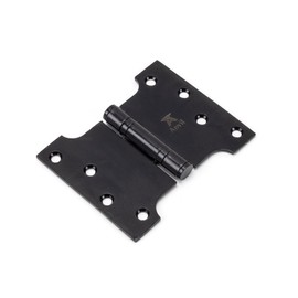 From The Anvil Black 4 Inch x 3 Inch x 5 Inch Parliament Hinge (Pair) ss