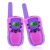 2 Pzas Walkie Talkies para Niñas, 3KM Largo Alcance Radios