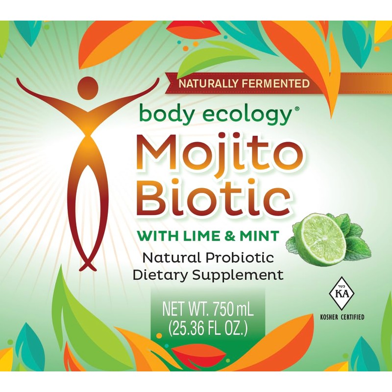 Body Ecology MojitoBiotic | Keto-Friendly, Low-carb probiotic Beverage That May