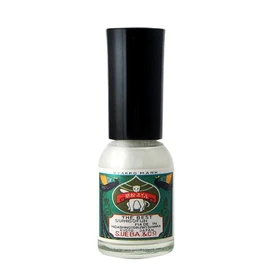 Mustache Powder Nail Moonlight Silver
