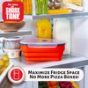 PIZZA PACK The Perfect Reusable Pizza Storage with 5 Microwavable