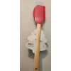 Kitchen KRUMBS Kitchen SPATULA & Cookie CUTTER SET Red Christmas.