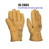 Weldas® leather driver's gloves for general purpose, Straight thumb, Elastic
