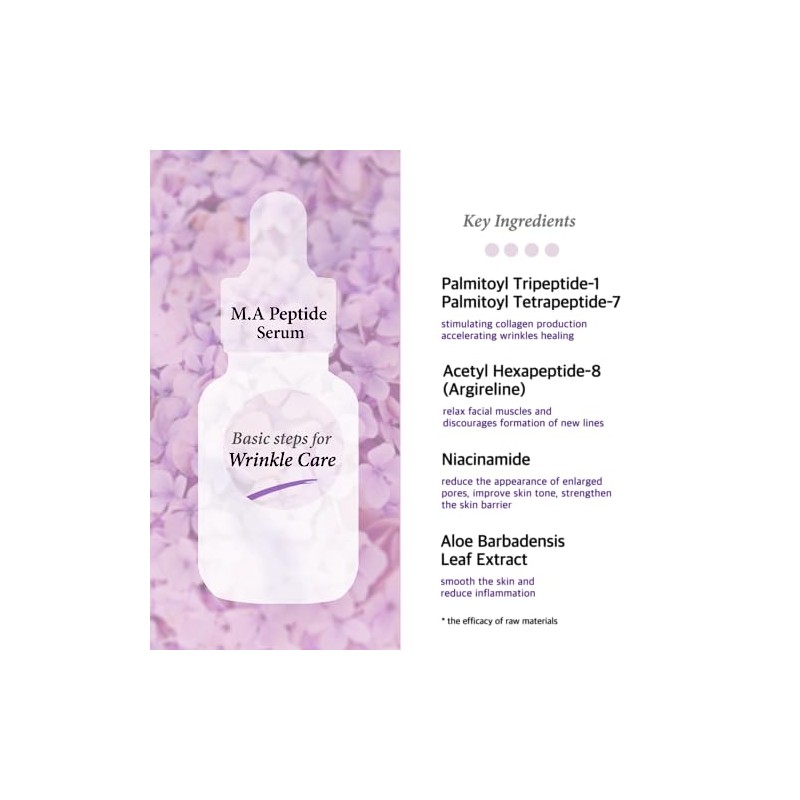 Sérum Facial de Péptidos CosDeBAHA Organic Complex Peptide Face Serum,