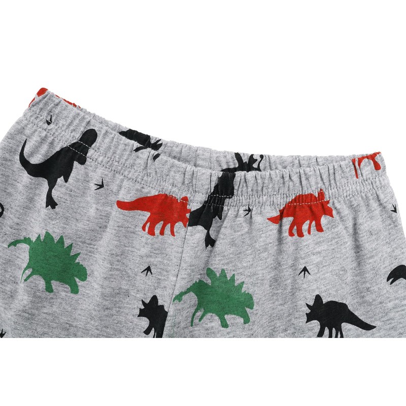 Little Boys Dinosaur Pyjamas Sets Cotton Space Pjs Long Sleeved