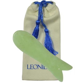 Leonidov Gua Sha Stone Made of Jade - Massage Stone for Face - Fish Shape 11.5 x 3.5 cm - The Ideal Guasha Face Massage Stone - Massage with Gua Sha Scraper for the Body