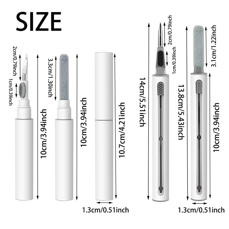 Gokbuy 2pcs Airpod Cleaner Kit, Multi-Function Cleaner Kit for Airpods