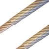 Stainless Steel Wire Rope 7 x 7-4 mm/5 mm PVC