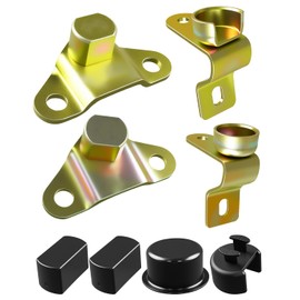 TIKSCIENCE Tailgate Hinge & Insert Bush Cover Kit Bed and Gate Side Fit for Chevy Silverado GMC Sierra 1999-2006 Replace 38642 15074252 15074253 15078745 15078746, Left and Right