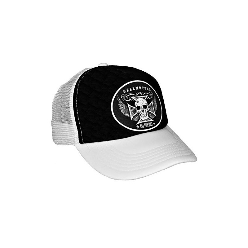 HELLMOTORS Kill Your Idols Trucker Cap Oldschool Biker V8 Hotrod,