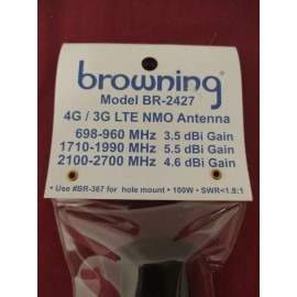 BROWNING BR-2427  5G/4G/3G/2G LTE NMO ANTENNA 698-960/ 1710-1990/ 2100-2700 MHz