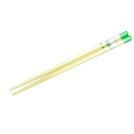 Chopsticks, Seiwa Hexagonal Intelligence Spatula, Popo and Mimi, Children's Chopsticks (5 Years Old, Green)