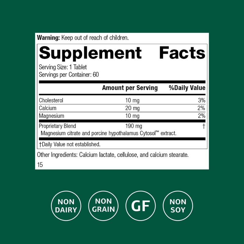 Standard Process Hypothalmex - Includes Proprietary Cytosol Extract Blend with