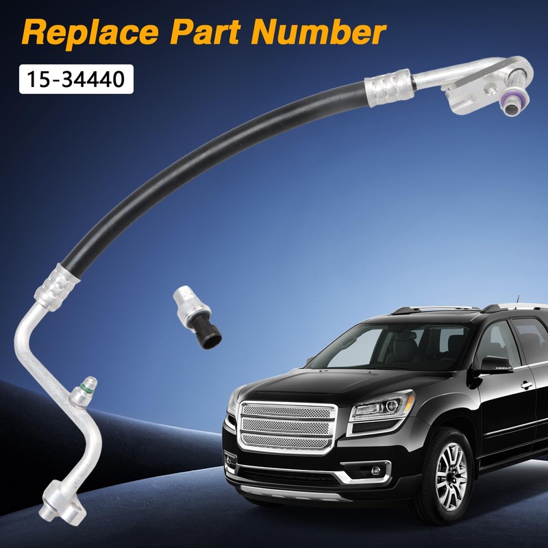 FUSCH Air Conditioning Compressor and Condenser Hose Assembly Compatible with