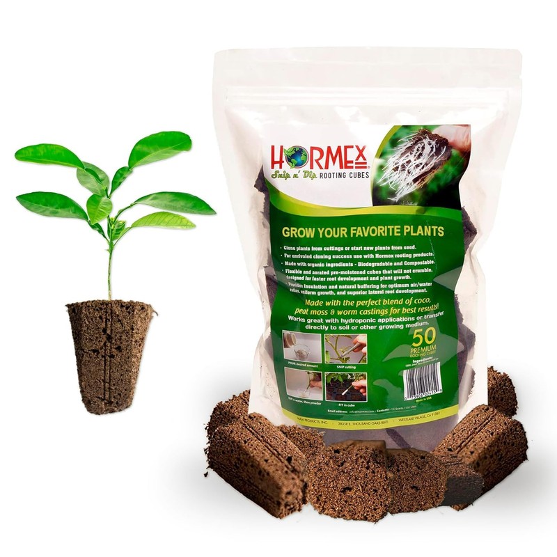 Hormex Rooting Powder #1 & Rooting Cubes Combo - Rooting