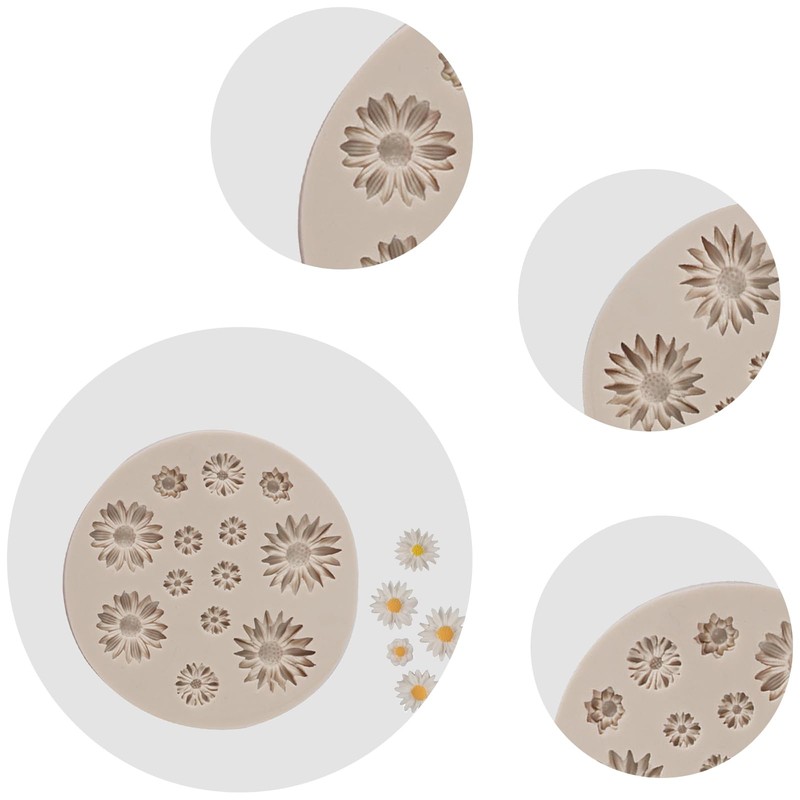GisWell Blumen Kuchen Fondant Formen, Blumen Silikonform, Fondant Silikon Formen,