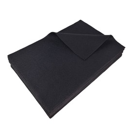 Jtnohx Colour Felt Fabric, Soft Felt Sheets for Crafts, 1.4mm Thick Fabric for Sewing and DIY Projects 20x30cm(Black)