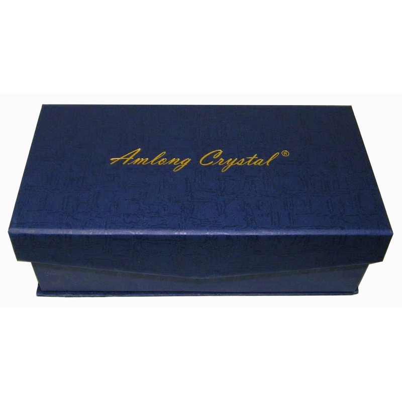 Amlong Crystal Purple Crystal Ball 50mm (2 inch) with Silver