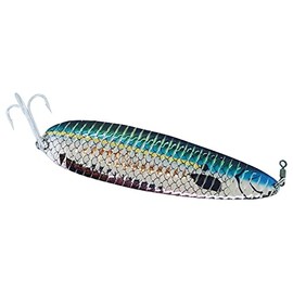 Nichols Lures 6FS21-25 6" Ben Parker Mini Magnum Flutter Spoon, Blueback HD, 2.5oz