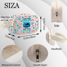 WSNANG Diver Gifts I Just Need Divings Travel Beach Bag Summer Beach Life Diving Girl Waterproof Cosmetic Pouch (Diving Bag CA)