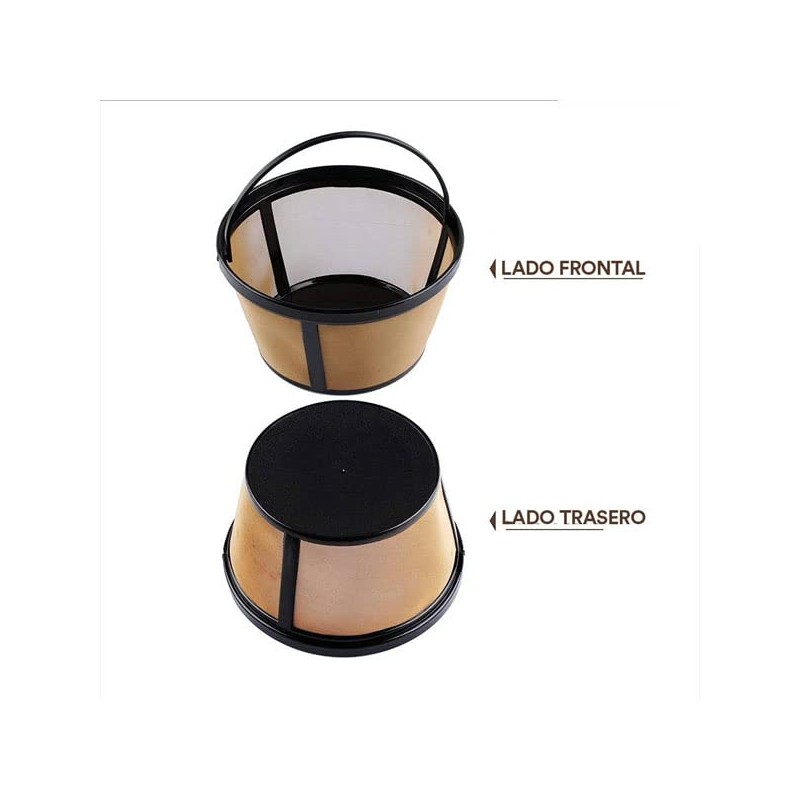 Filtro de Café Permanente Reutilizable de Camasta Para Cafeteras de