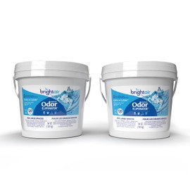 Bright Air 64 oz. Super Odor Eliminator, For Large Spaces, Cool & Clean, Case of 2, Odor Eliminator & Air Freshener, Natural Essential Oils, Lasts Up to 120 Days Each