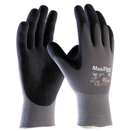 MaxiFlex Ultimate 34-874 Nitrile Foam Palm Coated Work gloves - 9/L
