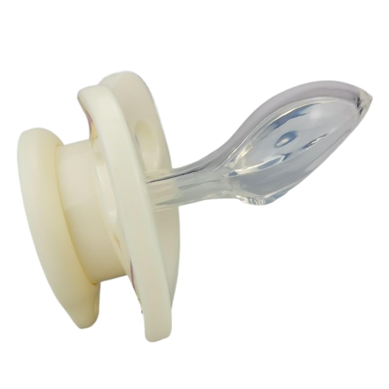 WhisperWilds Adult Sized Pacifier Magic Bunny Pattern Cute Printed White