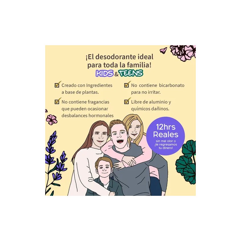 Kit De 3 Desodorantes Naturales Unisex Kobol