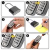 Hiceeden 2 Pack 4 Digit Heavy Duty Combination Lock, 2.5