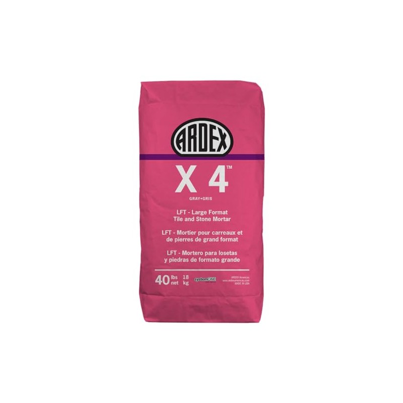 Ardex X 4 G Thinset Mortar - 40lb Grey