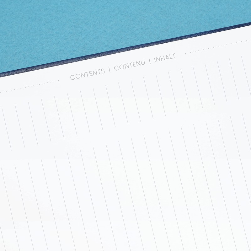 Tabitha Wilde A5 (ish) Hardback Notebook Dotted Paper, Numbered Pages