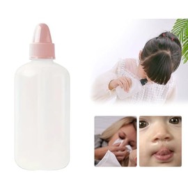 Botella de lavado e irrigación nasal. Lavado nasal. Irrigador nasal. Para adultos y niños. Ayuda con la congestión nasal, los ronquidos, y más. (ROSA)