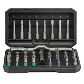 Magnetic Screwdriver Set, 42 in 1 DIY Ratchet Screwdriver Set, Multi Bit Magnetic Drive with Detachable Ratchet Handle, Portable Repair Tool Kit for Home Bike Motorcycle Repairs