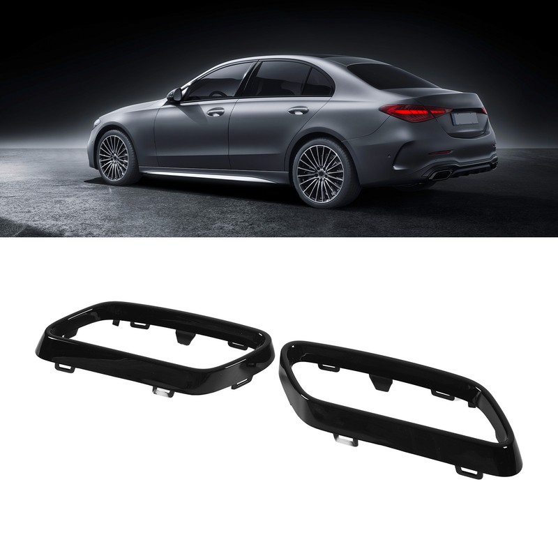 Exhaust Tip Cover Trims Bezel Replacement for Benz C‑Class W206