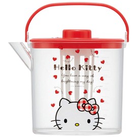 Skater Sanrio Pink Kitty Red Heart Cold Tea Bottle with Infuser 1.2L CM10