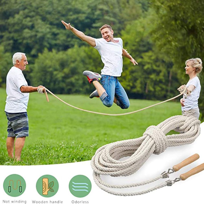 CZ-XING Skipping Rope for Multiplayers Long Rope 5Meters -7Meters -10Meters