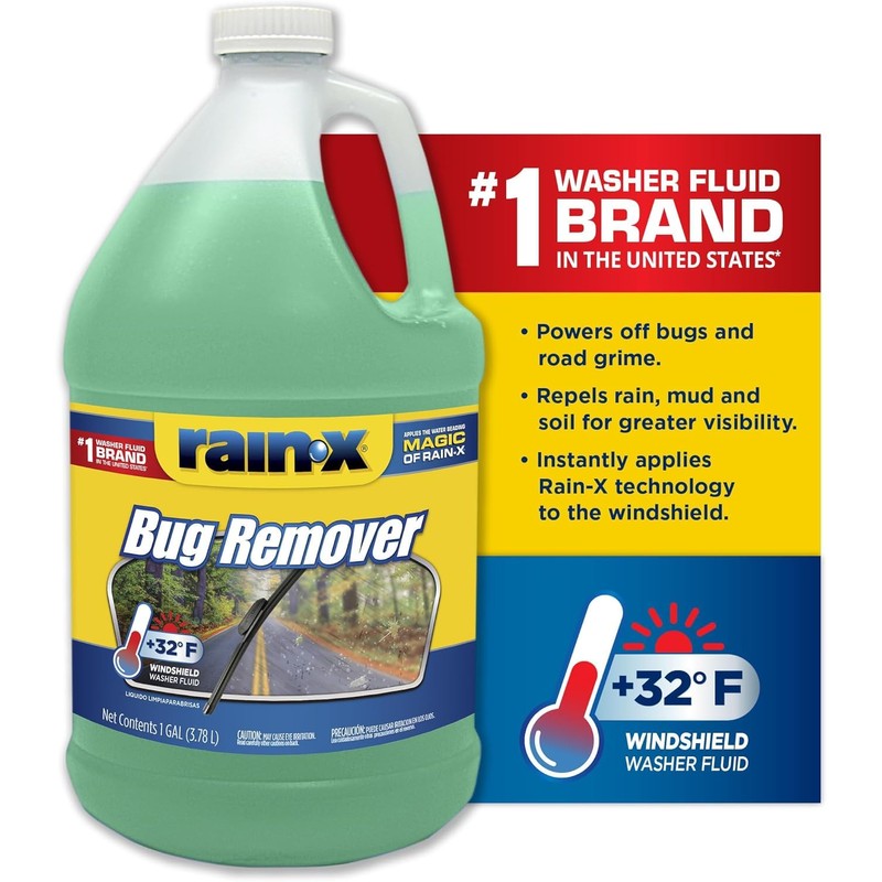RainX RX68806 Rain-X Bug Remover etxWuf, 2Pack