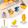Zynthor Screws and Wall Plugs Set, Plasterboard Fixings, 160Pcs