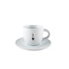 BIALETTI(ビアレッティ) Bialetti Cup & Saucer with Logo Espresso Coffee Cup