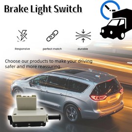 Youqsm Brake Light Switch 5016294AA Compatible with Aspen,for Pacifica,for Sebring,for Voyager,for Compass,for Liberty,for Patriot,for Raider,for Routan,for Dakota,for Durango,for Ram 1500 2500 3500