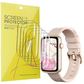 Lamshaw for SHANG WING Smartwatch Protective Film, [Set of 6] 4H Hardness TPU Protective Film Cover, Compatible with LCD Film, SHANG WING LYNN2 Smart Watch (6 Pieces)