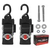 Porotmotor Stainless Steel Bolt-On Retractable Ratchet Straps, 2 inch x